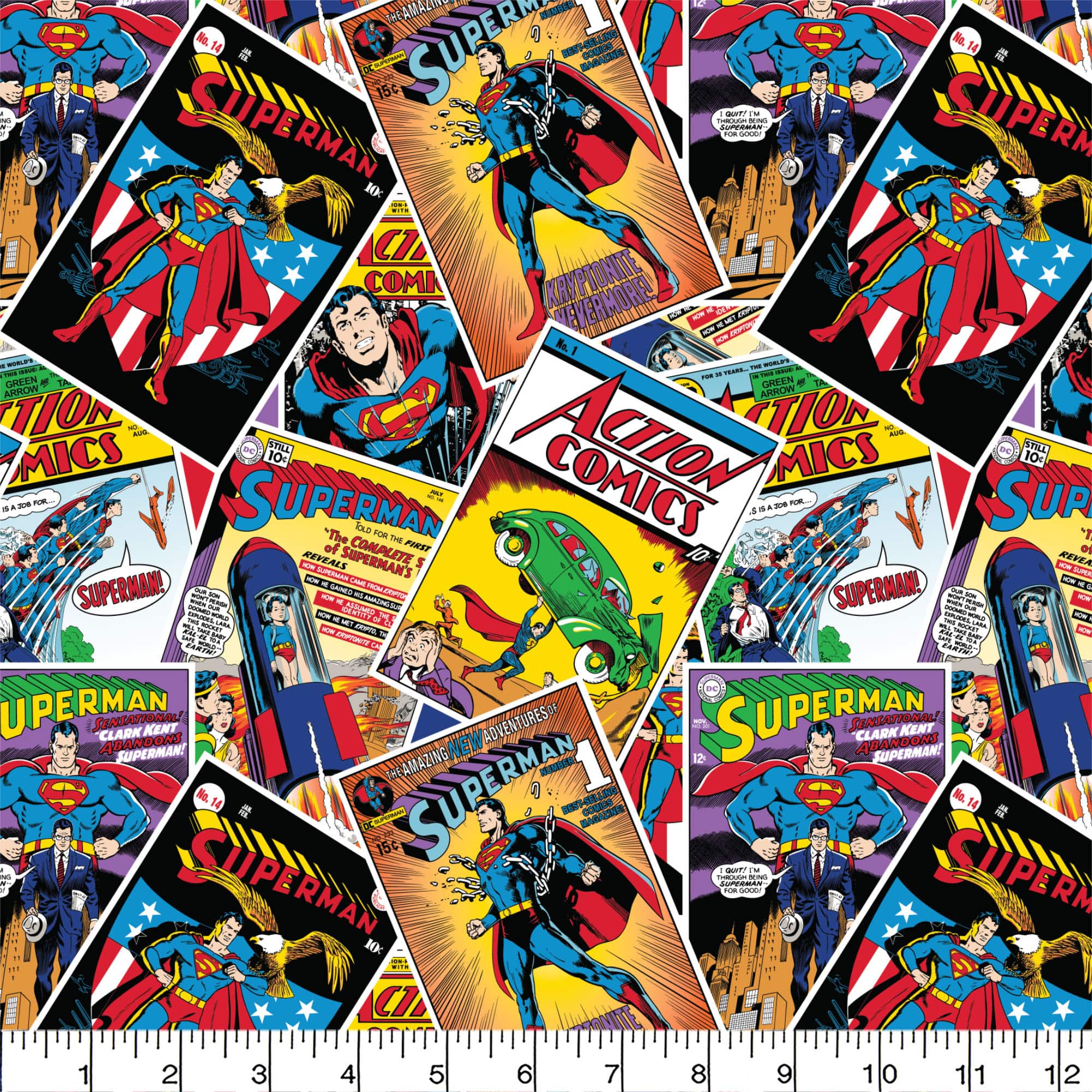 Camelot® Fabrics Superman™ Comic Cotton Fabric